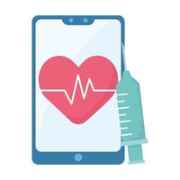 Heart pulse inside smartphone and injection vector design