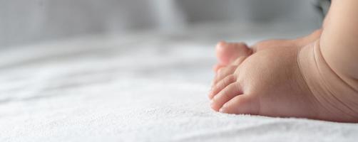 Baby feet close-up