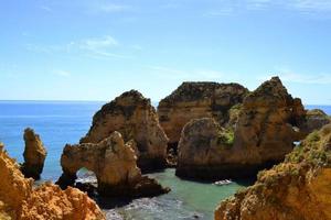 The coastline on a sunny day photo