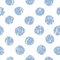 Seamless pattern with polka dot ornament. Stylish drawn dotted backdrop. Abstract textured circle ornament.