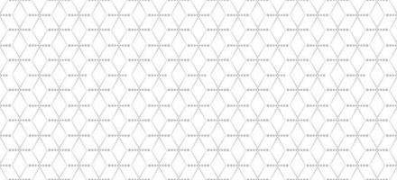 Abstract seamless pattern. Stylish dotted line ornament with geometric shapes. vector