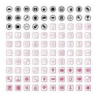 Icon Set Of Search Engine Optimization For Personal And Commercial Use... vector