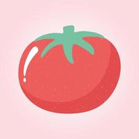 cosecha de vegetales frescos de tomate, compras de comestibles vector