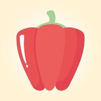 pepper vegetable fresh spice, grocery purchases vector