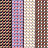 Chat pattern set vector