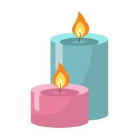 Candle vector design illustration isolated on white background