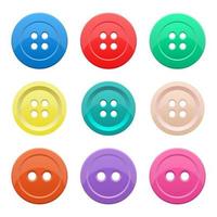 Set of colorful buttons 447334 Vector Art at Vecteezy