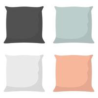 Pillow for bed vector design illustration isolated on background