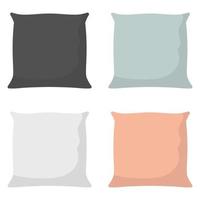 Pillow for bed vector design illustration isolated on background