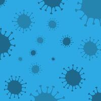 covid19 particles pandemic pattern background vector