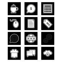 Icon Set Of Search Engine Optimization For Personal And Commercial Use... vector