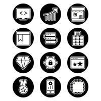 Icon Set Of Search Engine Optimization For Personal And Commercial Use... vector