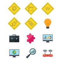 Icon Set Of Search Engine Optimization For Personal And Commercial Use... vector