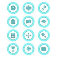 Icon Set Of Search Engine Optimization For Personal And Commercial Use... vector