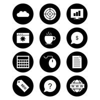 Icon Set Of Search Engine Optimization For Personal And Commercial Use... vector