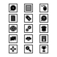 Icon Set Of Search Engine Optimization For Personal And Commercial Use... vector