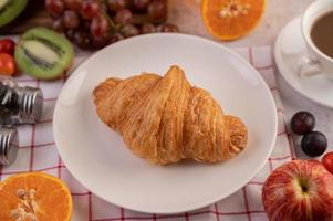 croissant con lados foto