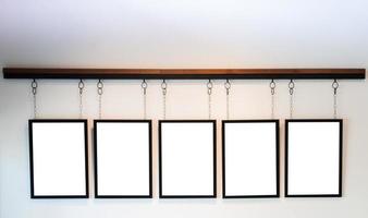 Blank picture frames photo
