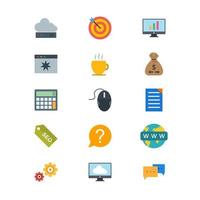 Icon Set Of Search Engine Optimization For Personal And Commercial Use... vector