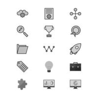 Icon Set Of Search Engine Optimization For Personal And Commercial Use... vector