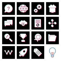 Icon Set Of Search Engine Optimization For Personal And Commercial Use... vector