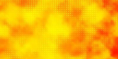 Light Orange vector texture with disks.