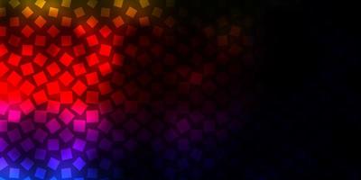 Dark Multicolor vector backdrop with rectangles.