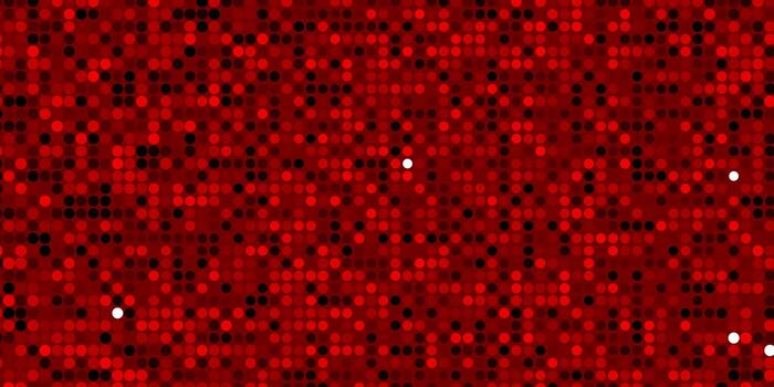 Dark Red vector texture with disks.