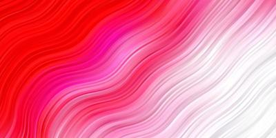 Light Red vector backdrop with curves.