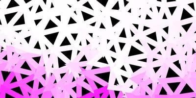Light pink vector polygonal background.