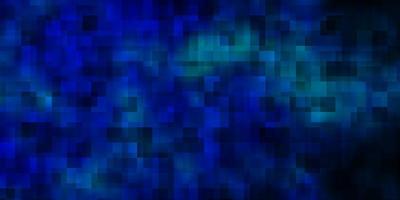 Dark BLUE vector background with rectangles.