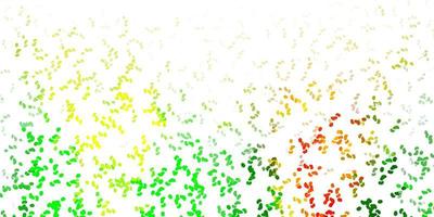 Light green, yellow vector template with abstract forms.