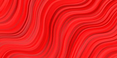 Light Red vector background with wry lines.