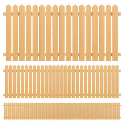 Wooden fence set