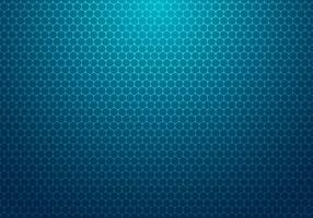 Abstract blue hexagon with dot pattern technology background vector