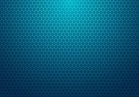 Abstract blue hexagon with dot pattern technology background vector