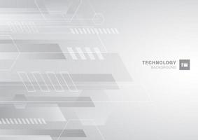 Abstract technology concept gray and white geometric corporate design background.
