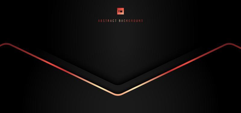 Abstract banner design black and gray metallic triangle overlapping background with red stripe line technology concept