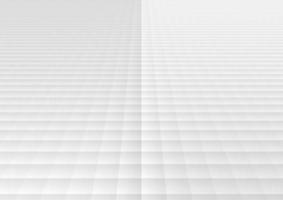 Abstract white and gray geometric square grid pattern perspective background and texture vector
