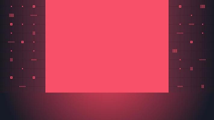 Futuristic technology background with floor and glowing display
