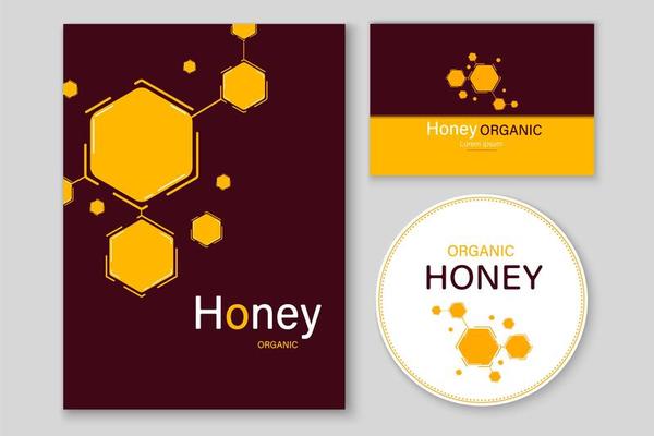 Honey and beekeeping labels and cards.