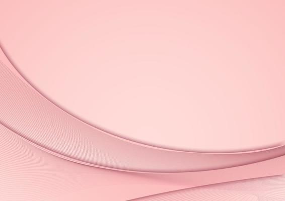 Abstract background pink curve with line elements.