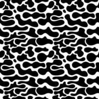 Seamless pattern with fluid abstract liquid shapes vector