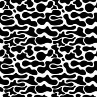 Seamless pattern with fluid abstract liquid shapes vector