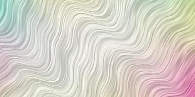 Light Multicolor vector pattern with lines.