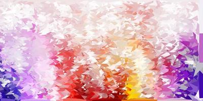 Light purple, pink vector poly triangle template.