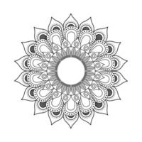 mandala Ramadan Kareem decoration icon vector