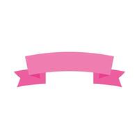 ribbon frame decoration isolated icon vector