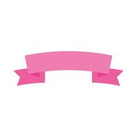 ribbon frame decoration isolated icon vector