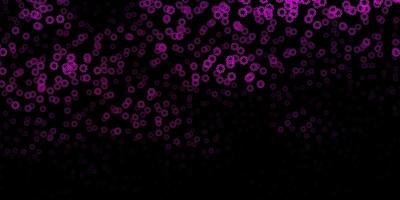 Dark pink vector backdrop with dots.